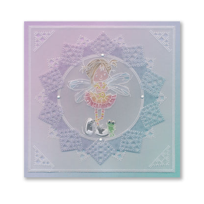 Sprite Poppets A6 Square Groovi Plate Collection