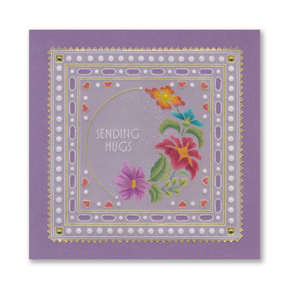 Nested Doodle Frames A4 Square Groovi Plate Collection