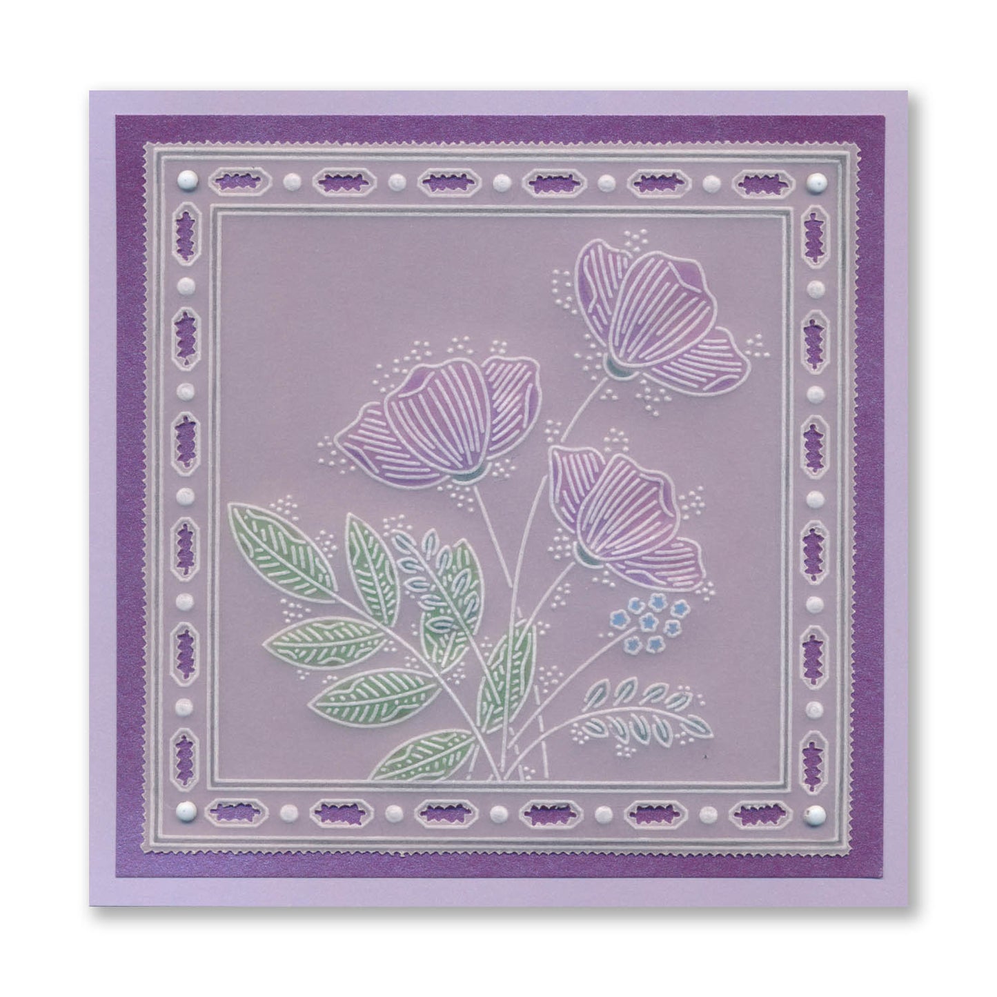 Nested Doodle Frames A4 Square Groovi Plate Collection
