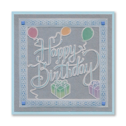 Nested Doodle Frames A4 Square Groovi Plate Collection