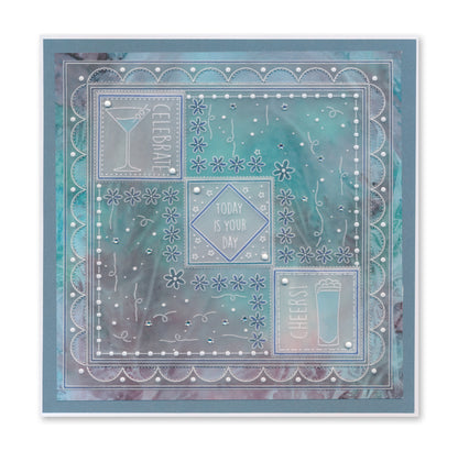 Jazz's Toppers & Tags A4 Square Groovi Plate Collection