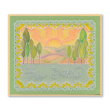 Bijou Ribbon Sentiments A6 Groovi Plate