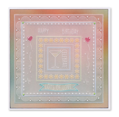 Jazz's Toppers & Tags A4 Square Groovi Plate Collection