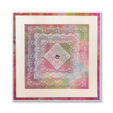 Nested Squares Lace Doily Frames A5 Square Groovi Plate