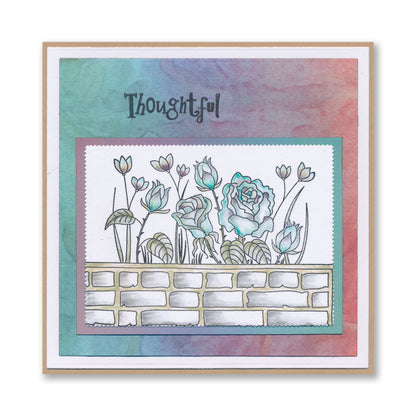 Rosie & Brick Wall A6 Stamp & Mask Set