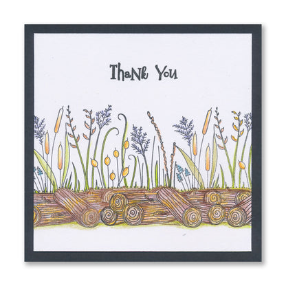 Honesty & Logs A6 Stamp & Mask Set