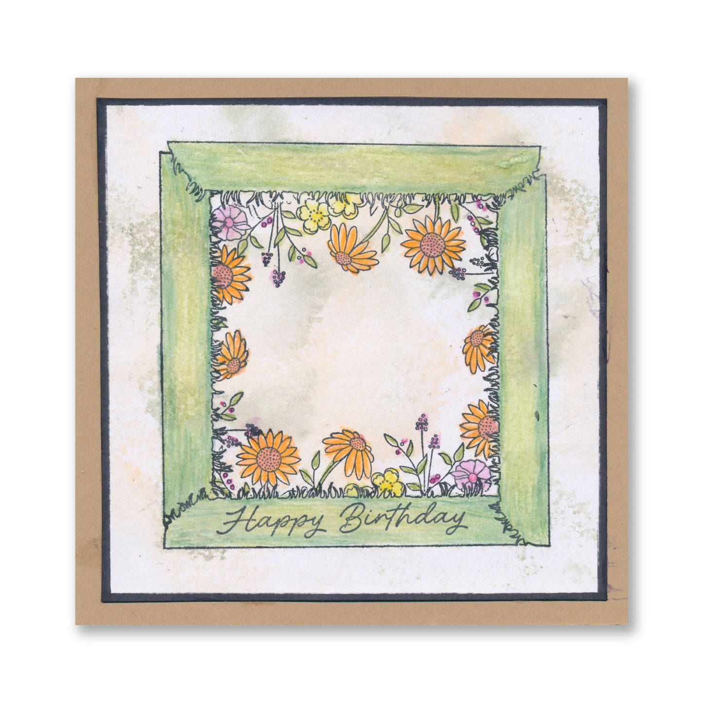 Daisy & Grass A6 Stamp & Mask Set