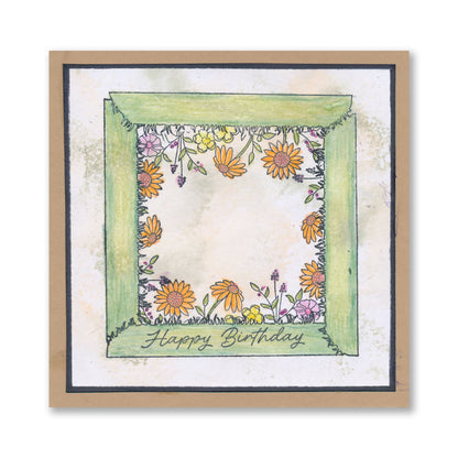 Daisy & Grass A6 Stamp & Mask Set