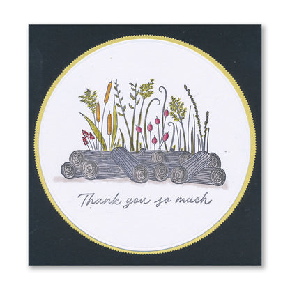 Honesty & Logs A6 Stamp & Mask Set