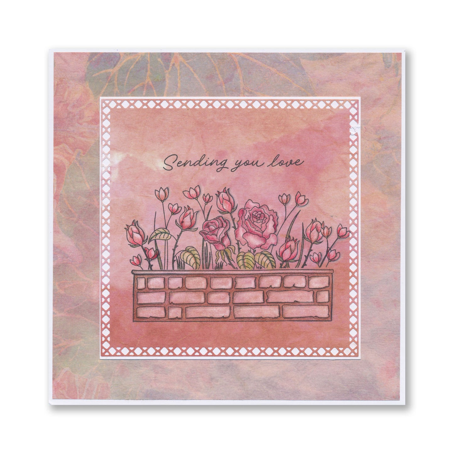 Rosie & Brick Wall A6 Stamp & Mask Set