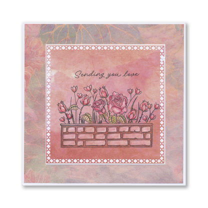 Rosie & Brick Wall A6 Stamp & Mask Set