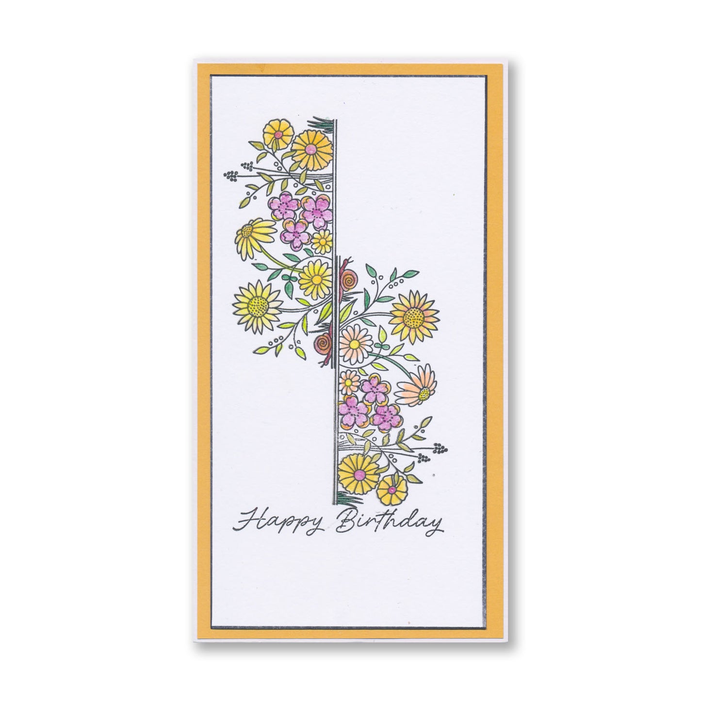 Daisy & Grass A6 Stamp & Mask Set