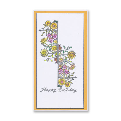 Daisy & Grass A6 Stamp & Mask Set