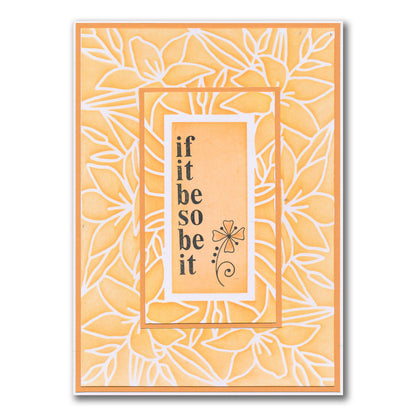 Set 1 - Quotes - One Day at a Time - A5 Square Stamp Set