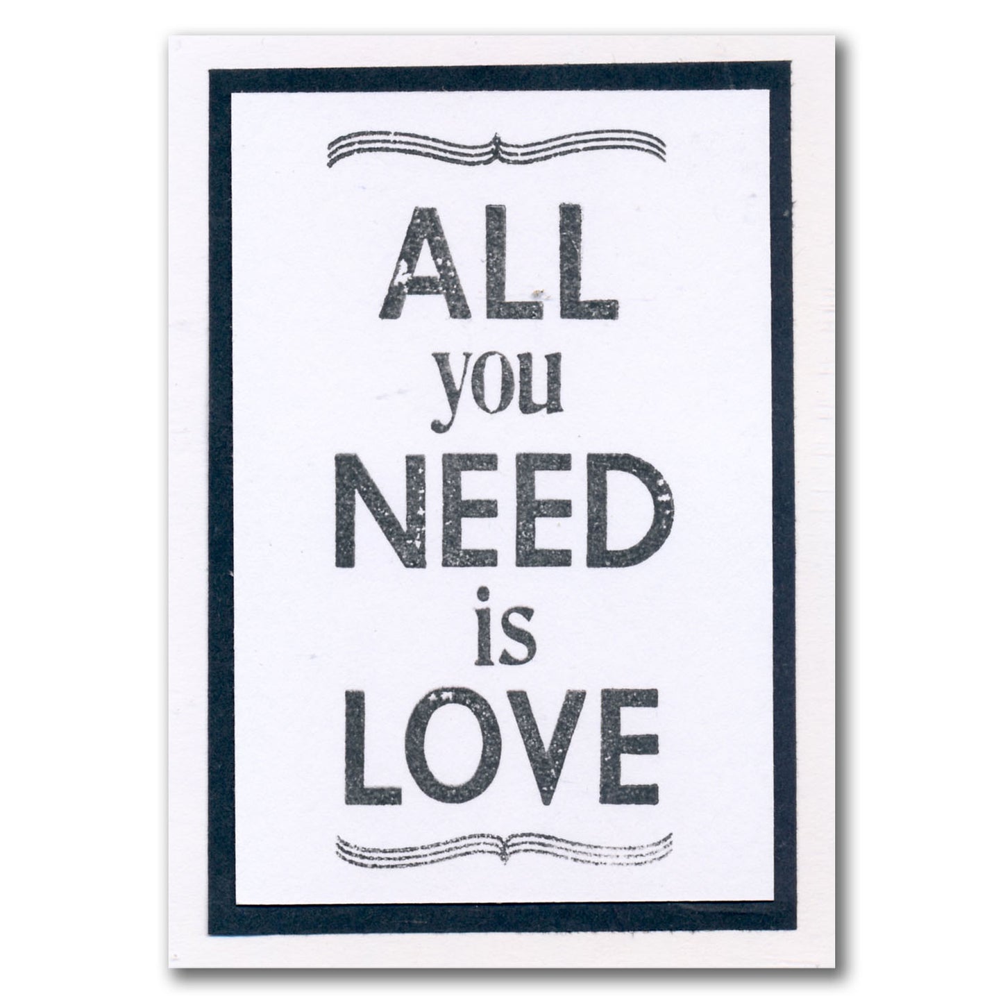 Set 1 - Quotes - One Day at a Time - A5 Square Stamp Set