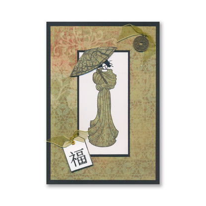 Geisha & Waterhouse A5 Stamp & Mask Set