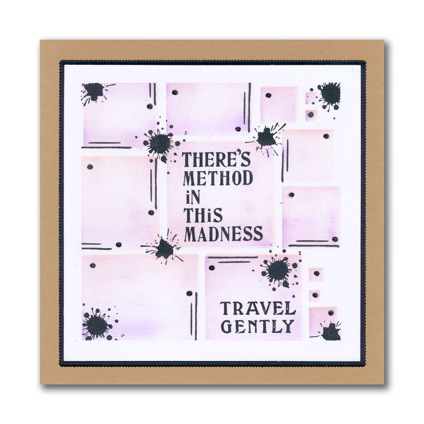 Set 2 - Quotes - Home Sweet Home - A5 Square Stamp Set