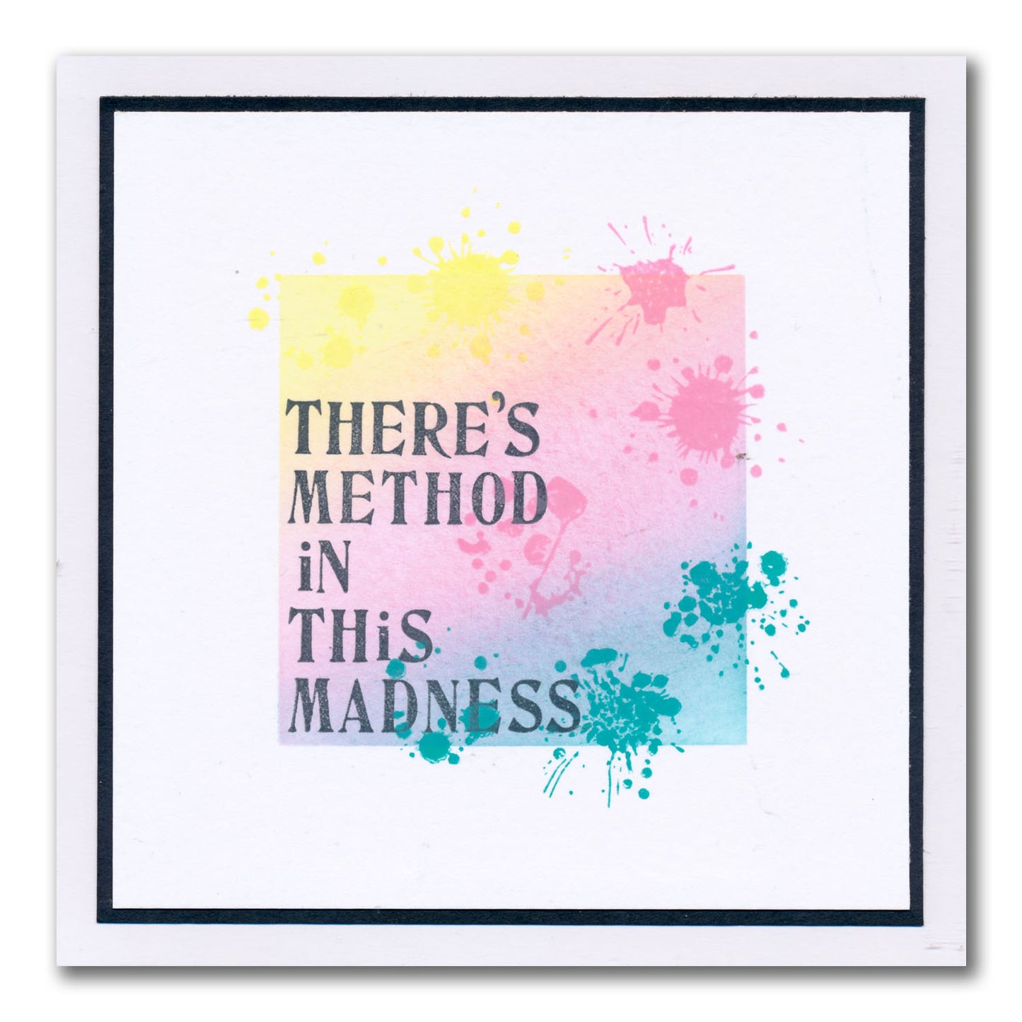 Set 2 - Quotes - Home Sweet Home - A5 Square Stamp Set