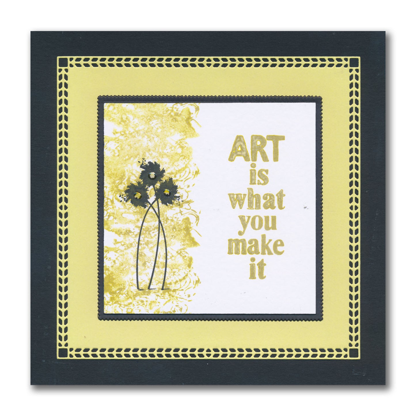 Set 3 - Quotes - Our Happy Place - A5 Square Stamp Set