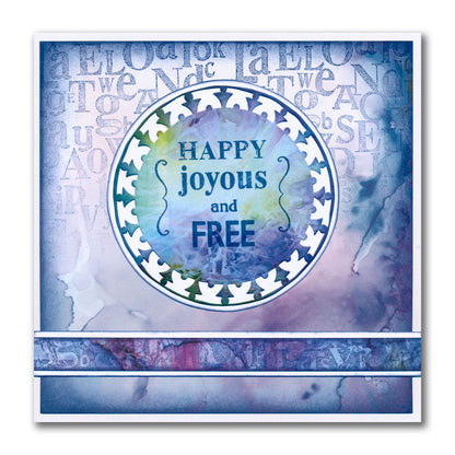 Set 3 - Quotes - Our Happy Place - A5 Square Stamp Set