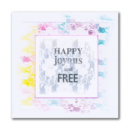 Set 3 - Quotes - Our Happy Place - A5 Square Stamp Set