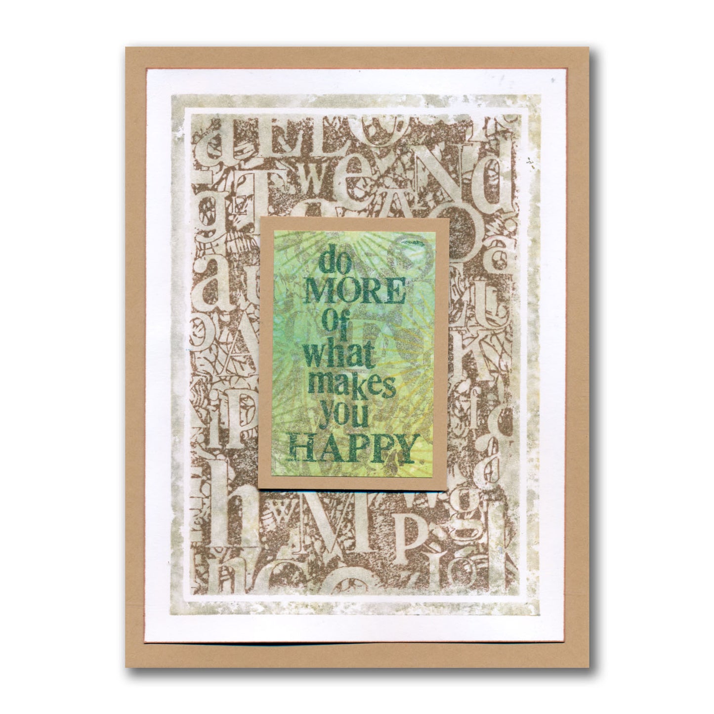 Set 3 - Quotes - Our Happy Place - A5 Square Stamp Set