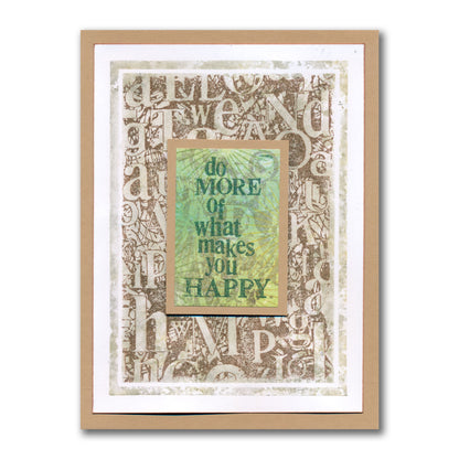 Set 3 - Quotes - Our Happy Place - A5 Square Stamp Set