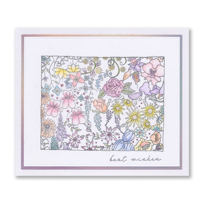 Florals - Wall - Mixed Impressions A5 Stamp Set