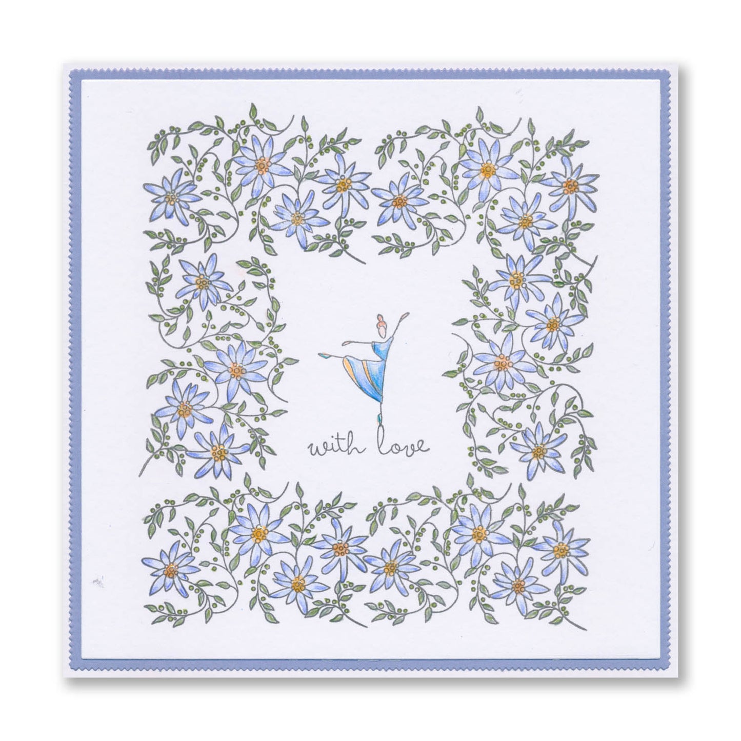 Florals - Wall - Mixed Impressions A5 Stamp Set