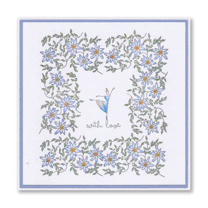 Florals - Wall - Mixed Impressions A5 Stamp Set