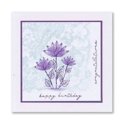 Florals - Wall - Mixed Impressions A5 Stamp Set