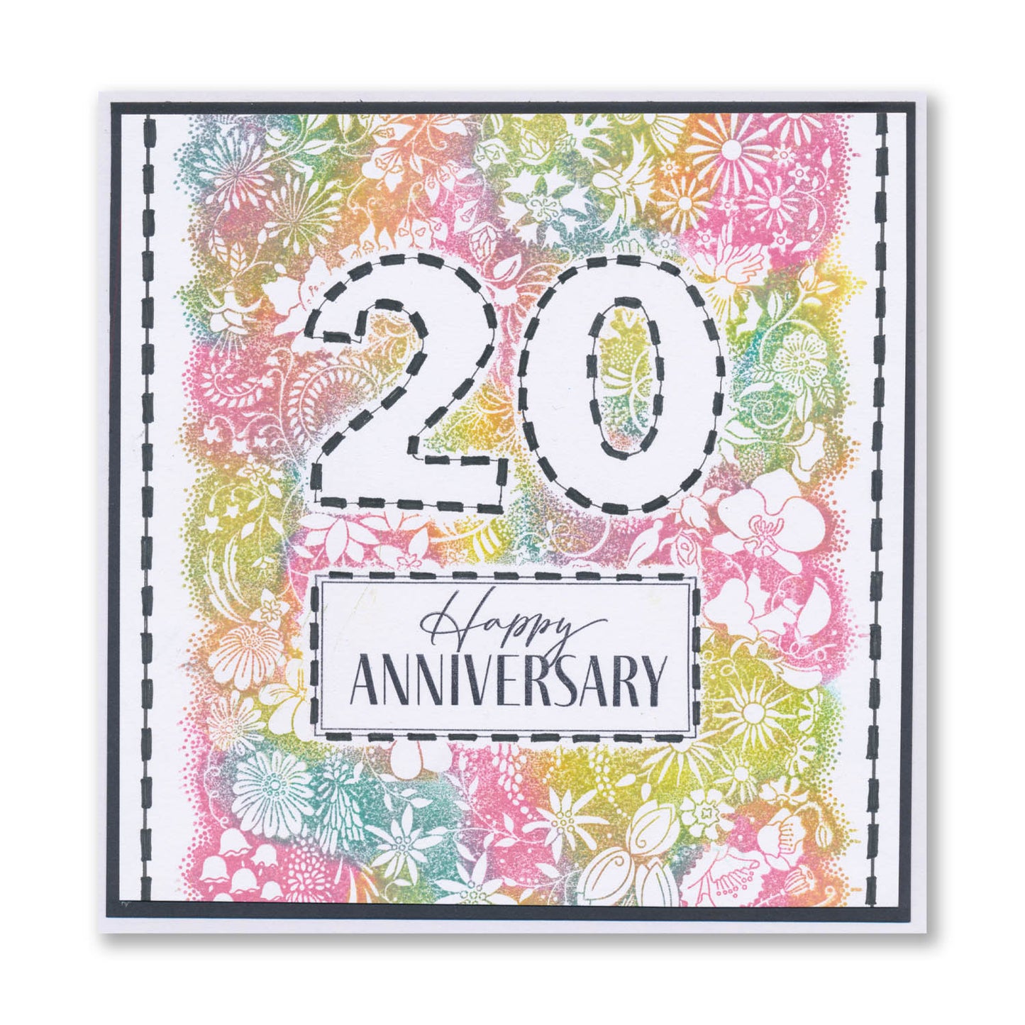 Florals - Wall - Mixed Impressions A5 Stamp Set