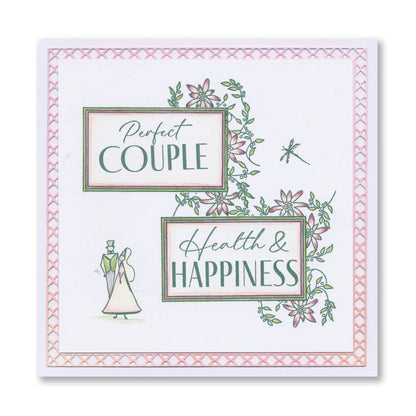 Florals - Wall - Mixed Impressions A5 Stamp Set