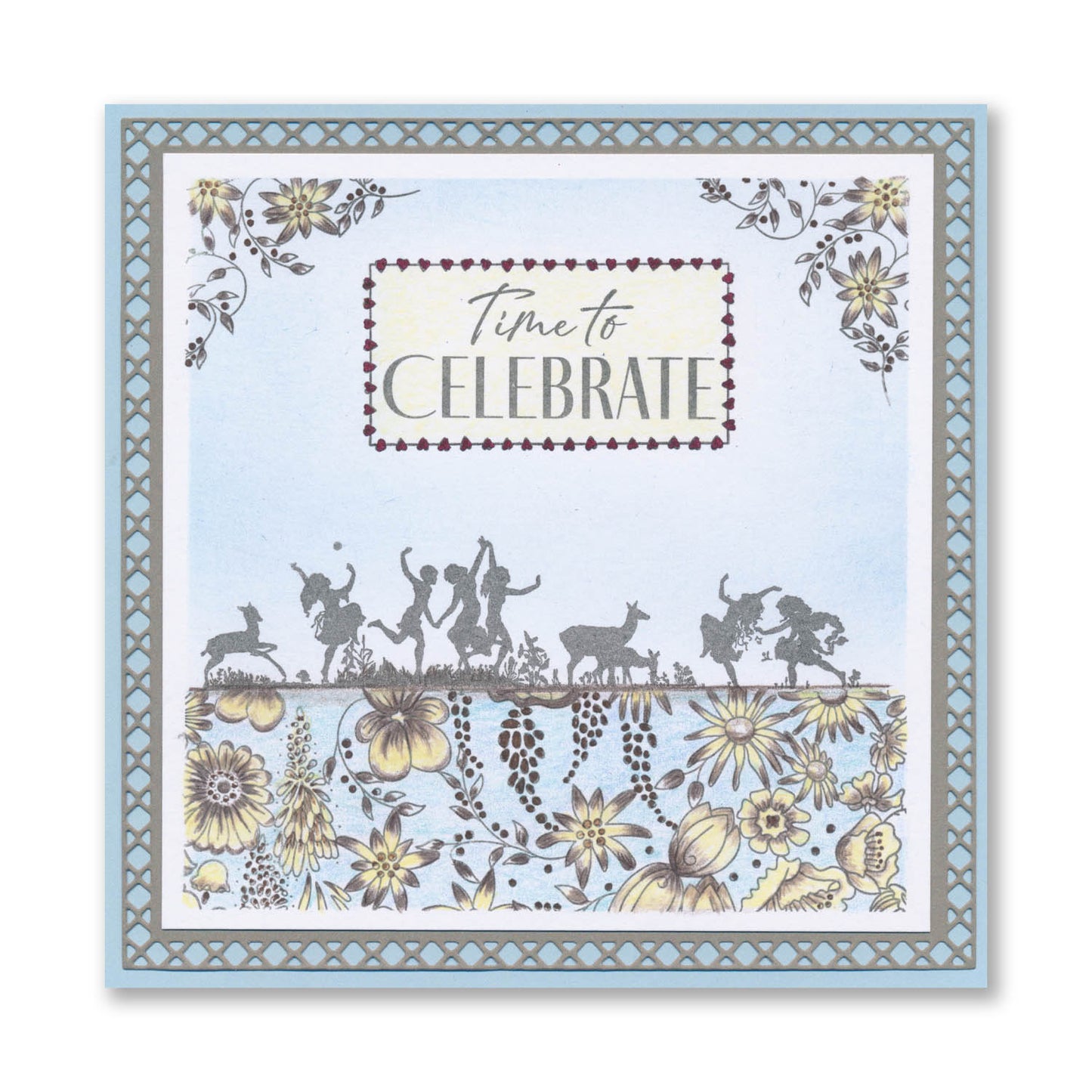 Florals - Wall - Mixed Impressions A5 Stamp Set