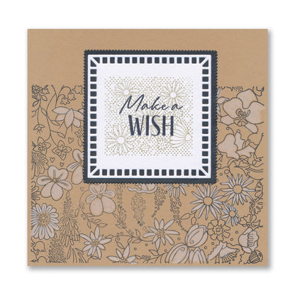 Florals - Wall - Mixed Impressions A5 Stamp Set