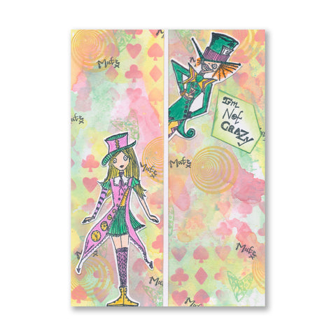 Alice - I'm Not Crazy A6 Stamptagious Stamp Set
