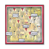 Alice - Queen of Hearts A6 Stamptagious Stamp Set