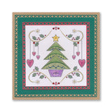 Paper Stitch by Clarity - 08 - Star Christmas Tree Embroidery Card Pack