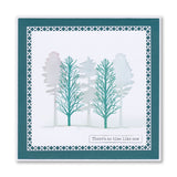 Woodland - Treescape A6 Square Stamp & Mask Set