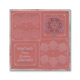 Josie's Circular (Diagonal) Lace Duet A5 Square Groovi Grid Collection