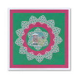 Josie's Circular (Diagonal) Lace Duet A5 Square Groovi Grid Collection