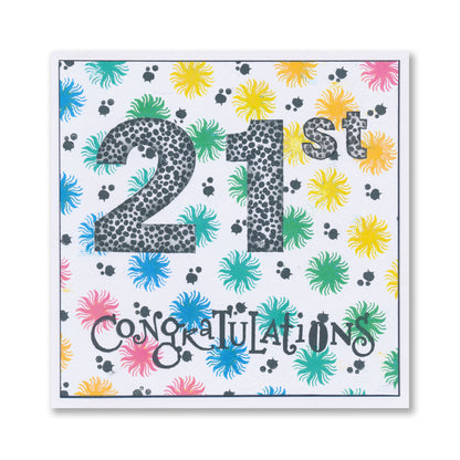 KISS by Clarity - Sun & Moon Silhouettes - Build a Background A6 Stamp Set