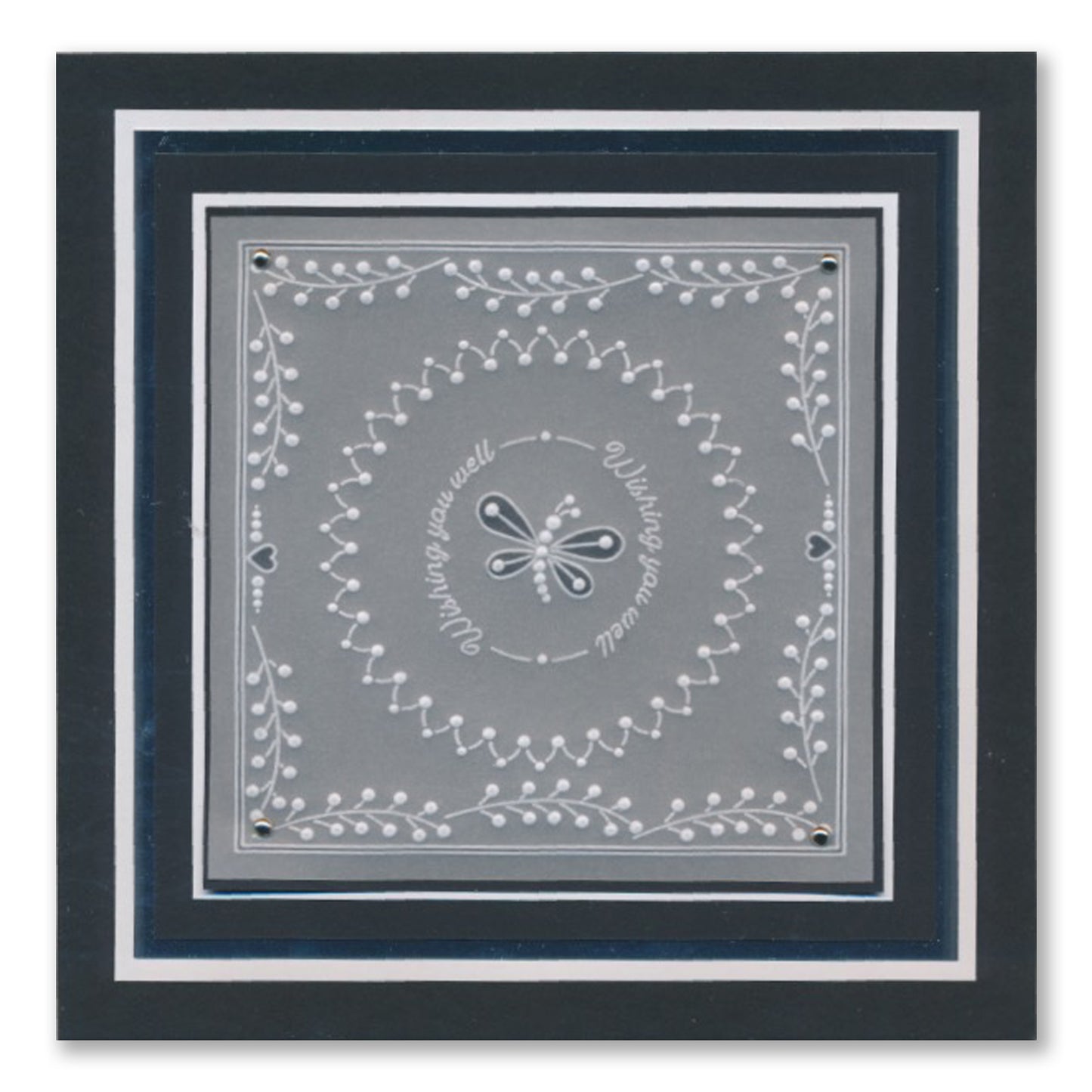 Tina's Flower Doodles A5 Groovi Plate Duo