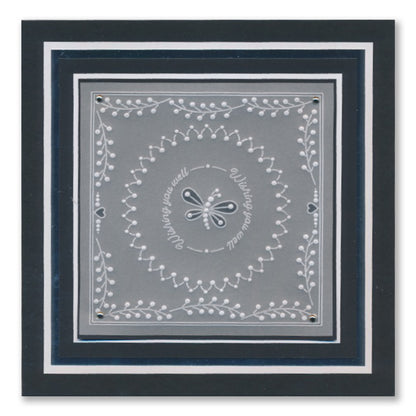 Tina's Flower Doodles A5 Groovi Plate Duo