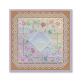 Linda's Floral Shapes Midi Groovi Plate Quartet