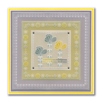 Tina's Layering Plate Mate for A6 Square Plates Ideas & Inspiration Booklet