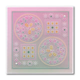 Tina's Wonderful Wildflowers Parchlet A6 Square Groovi Plate
