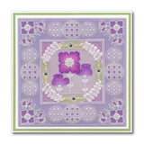 Tina's Floral Layering Parchlets A6 Square Groovi Plate Quartet