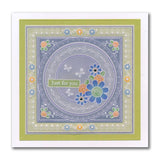 Tina's Dainty Daisy & Rose Parchlet A6 Square Groovi Plate