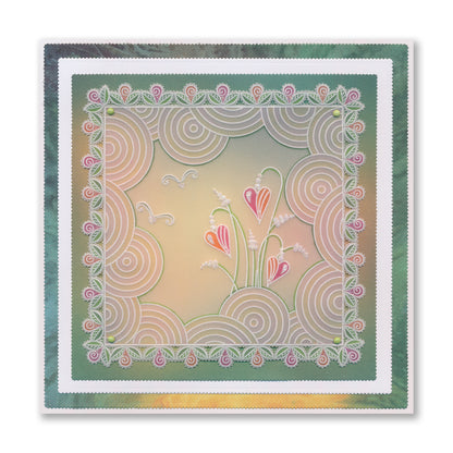 Doodle Landscapes A5 Square Groovi Plate Quartet